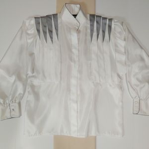 Nilani Vintage 80s Pleated Blouse